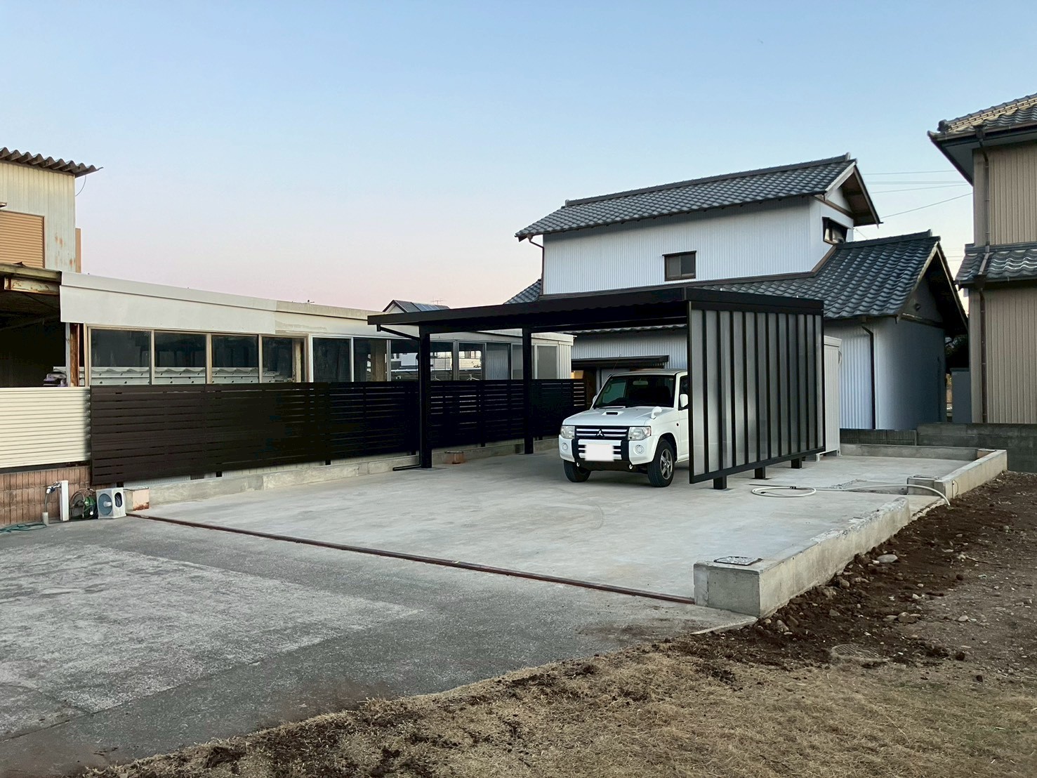 島田市　カーポート設置工事